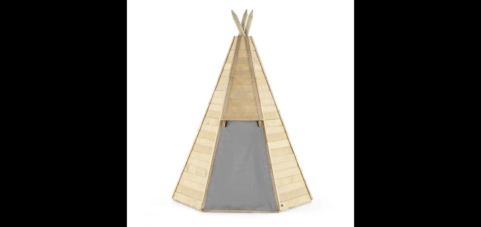 Holz Tipi Hideaway 230, Outdoor-Tipi für Kinder aus Holz, Spielzelt, 2,30 m hoch, natur - 5