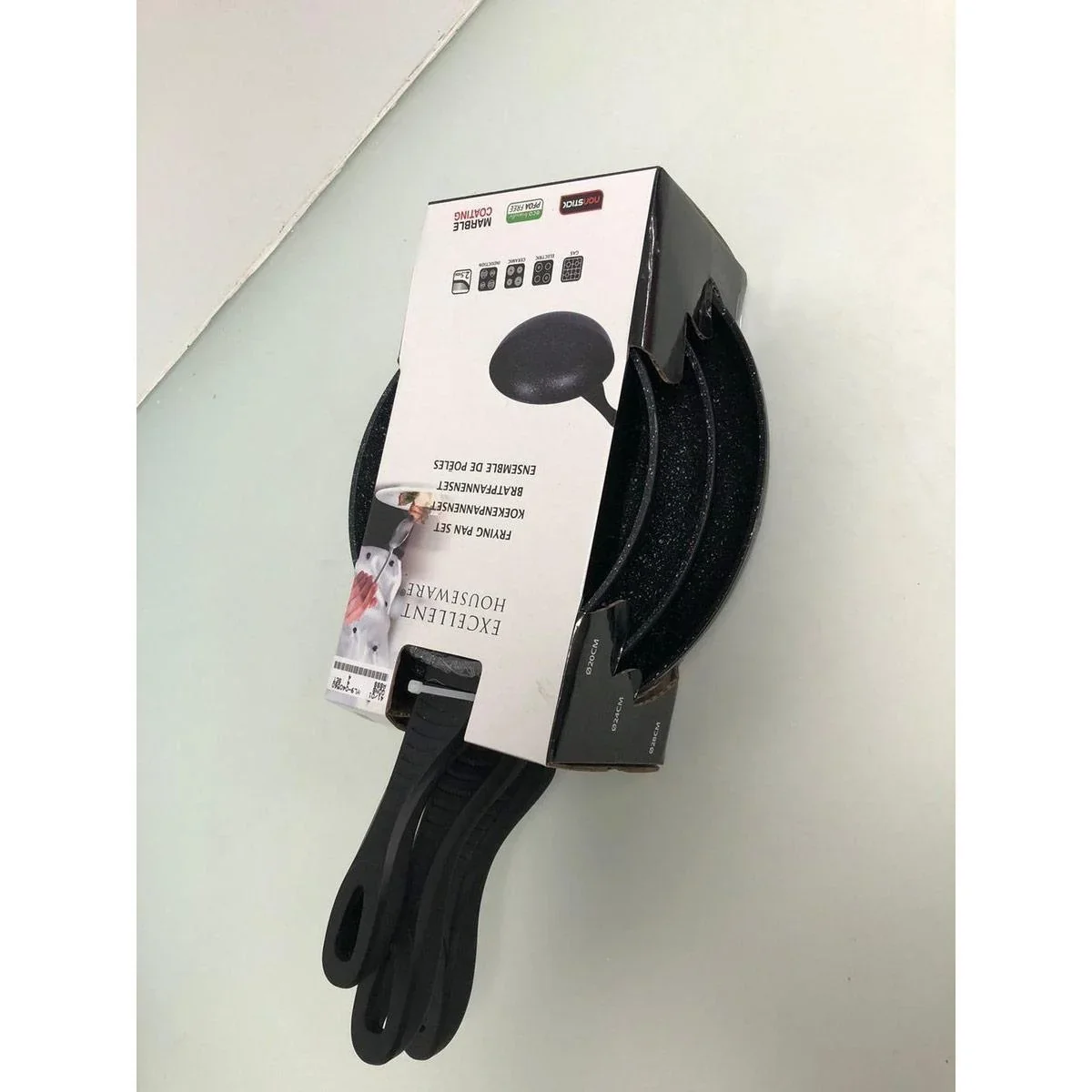 Bratpfannenset - Excellent Houseware 3 Bratpfannen - 0