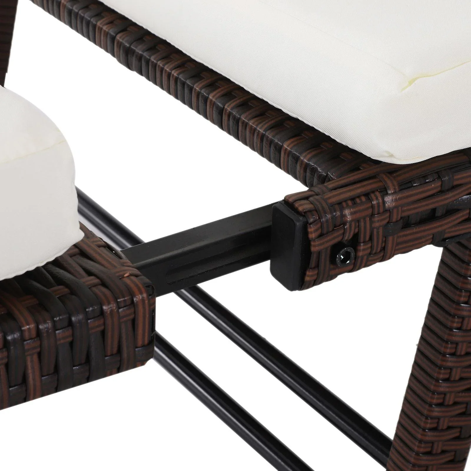 Gartensofa mit klappbaren Armlehnen - 5
