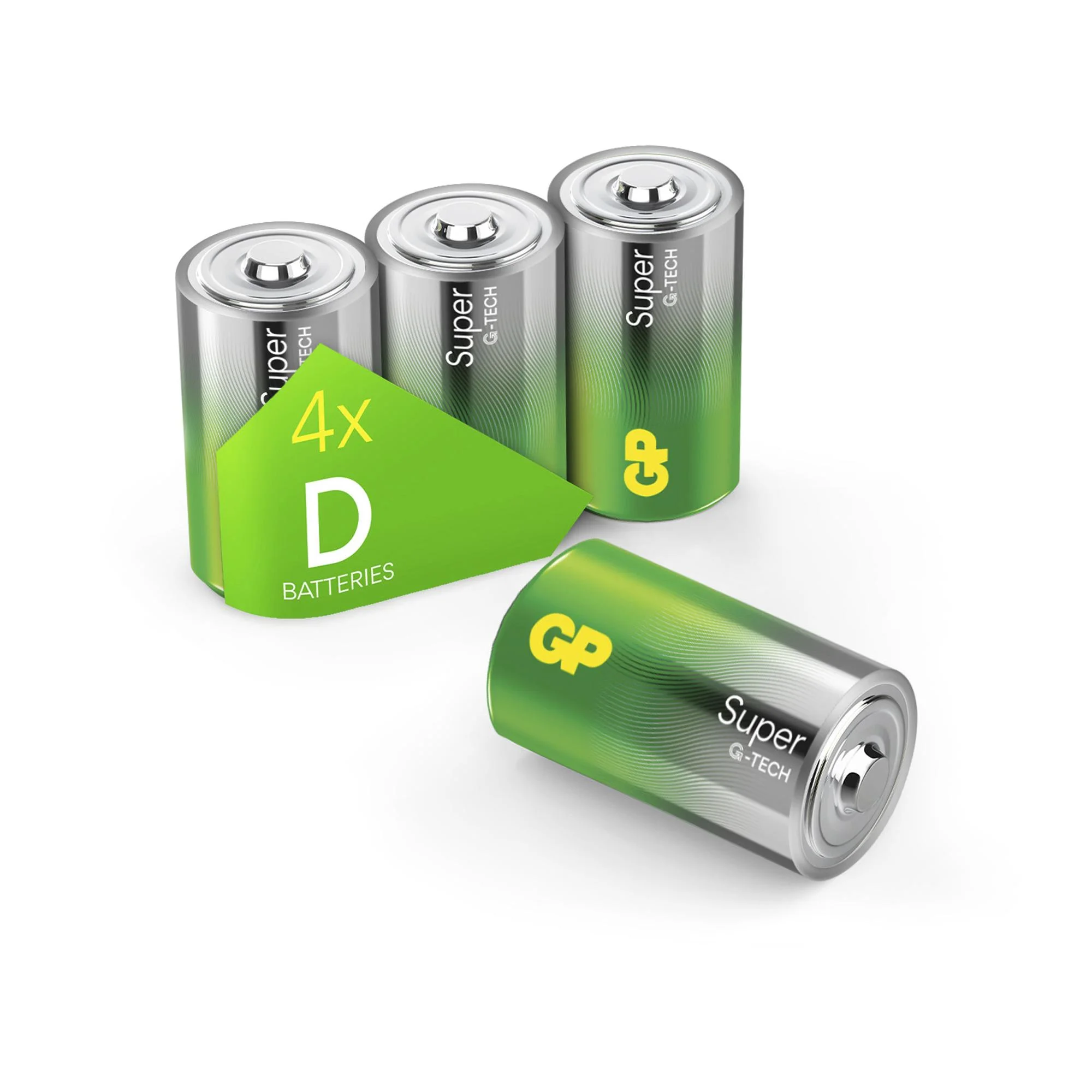 SUPER Baby C Alkaline Batterien - 4 Stück - 1