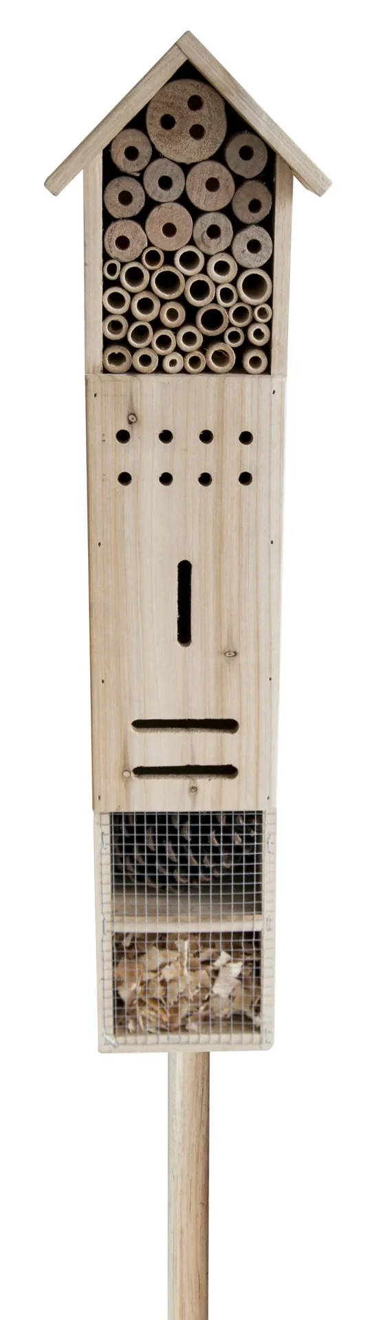 Insektenhotel XL mit Stab - 0