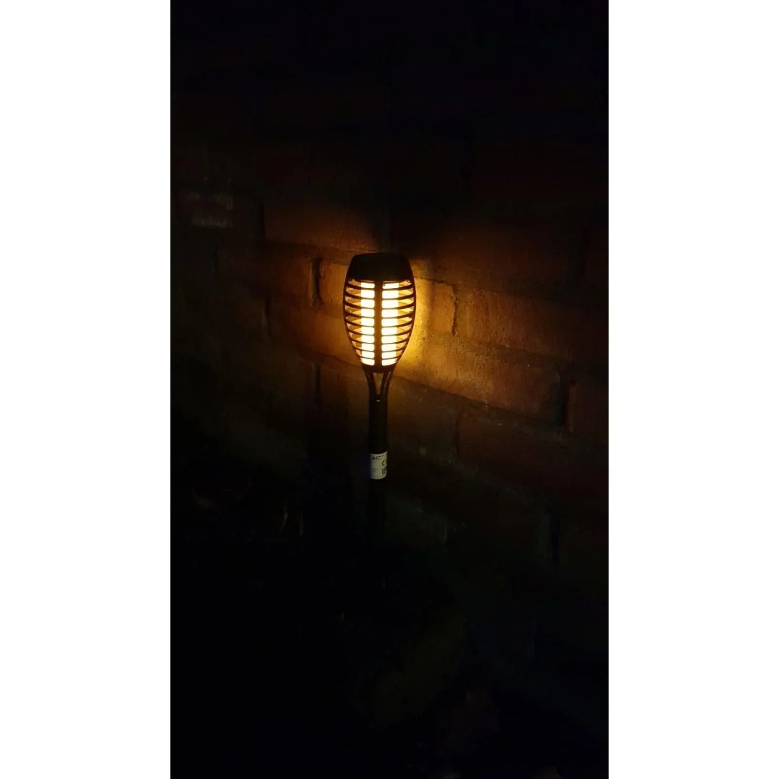 VT-724-4 LED Solar Taschenlampe - Gartenbeleuchtung mit Solarenergie - 4 Stück - 0