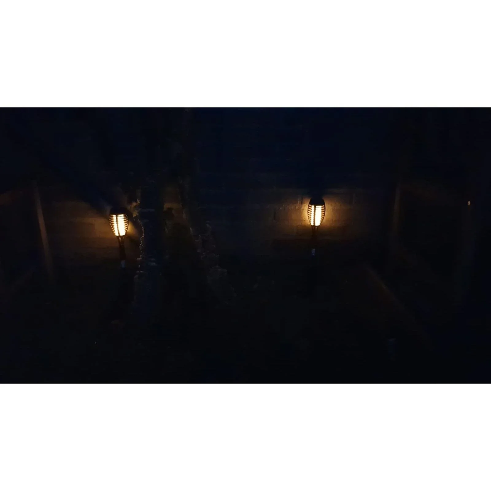 VT-724-4 LED Solar Taschenlampe - Gartenbeleuchtung mit Solarenergie - 4 Stück - 1