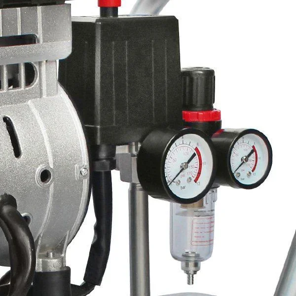 24L leiser Kompressor 8BAR ölfrei - 2