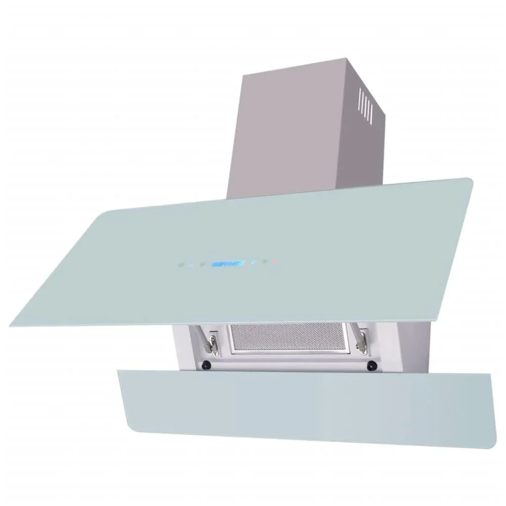 Dunstabzugshaube mit Touchscreen weiß 900 mm - 1