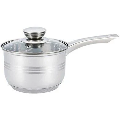 Töpfe und Pfannen - 12 Stück - Mit Untersetzern und Deckeln - Bratpfanne - Fritteuse - Eintopf - Silber - 0