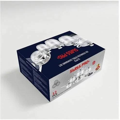 Töpfe und Pfannen - 12 Stück - Mit Untersetzern und Deckeln - Bratpfanne - Fritteuse - Eintopf - Silber - 4