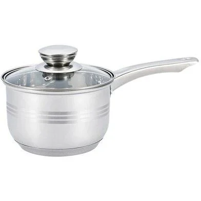 Töpfe und Pfannen - 12 Stück - Mit Untersetzern und Deckeln - Bratpfanne - Fritteuse - Eintopf - Silber - 5