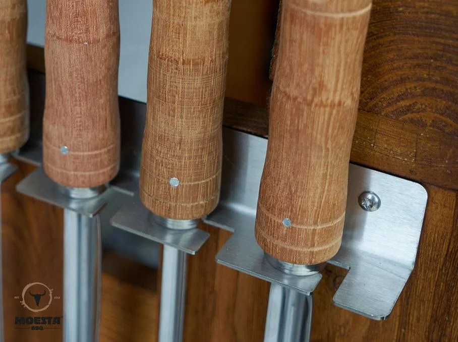 Spießhalter für 5 Churrasco Spieße - 0