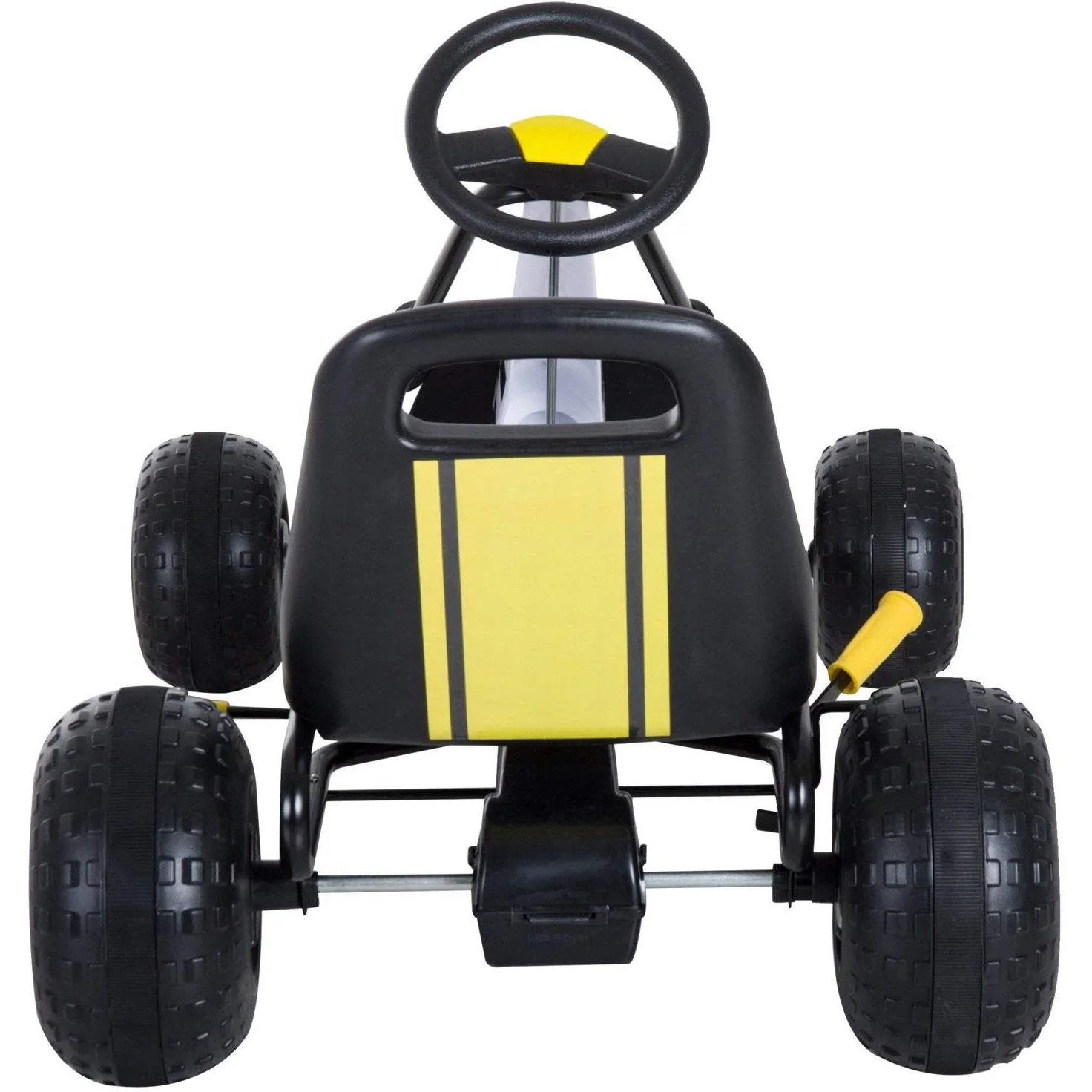 Tretauto Go Kart Tretfahrzeug ab 3 Jahre Schwarz - 1