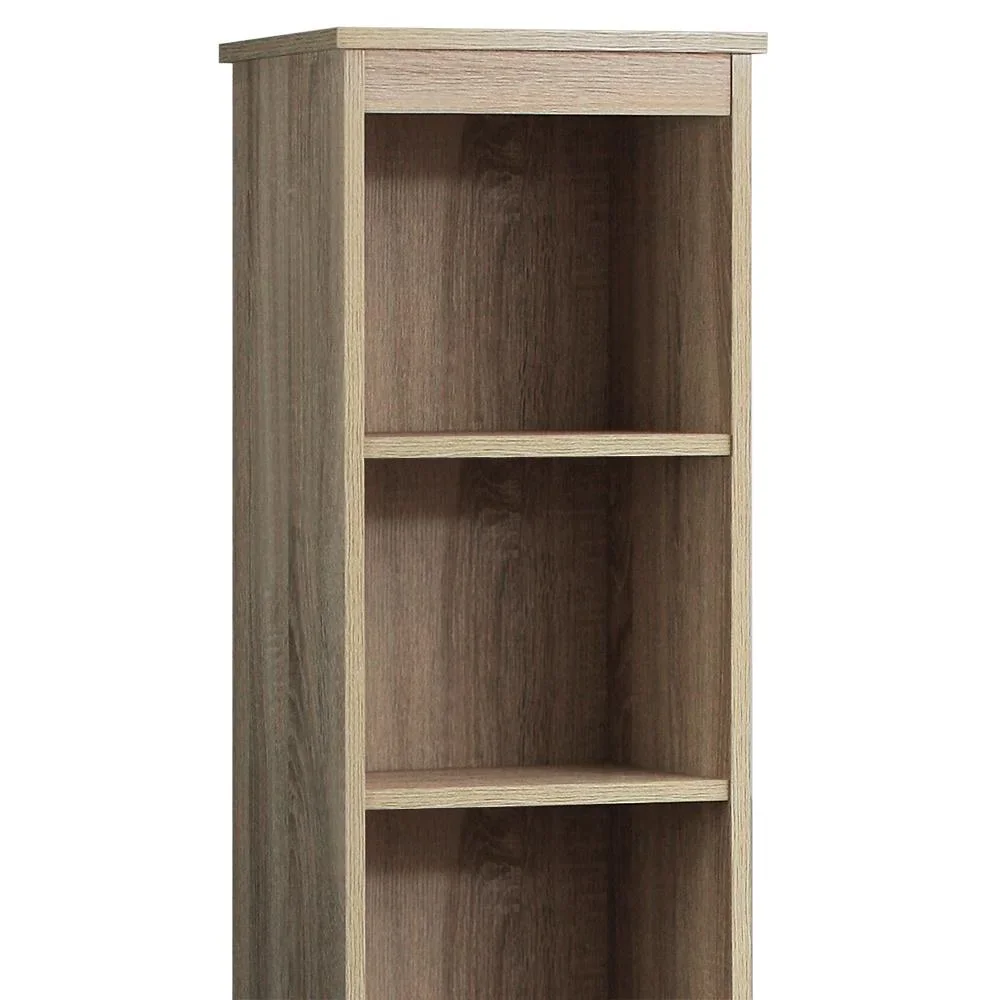 Badezimmerschrank mit 6 Einlegeböden 34 x 26 x 170 cm - 0