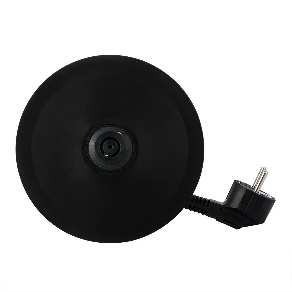 Wasserkocher silber/schwarzes Glas 1,8L inkl. Teesieb - 0