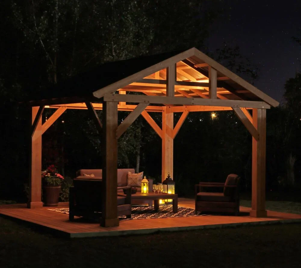 Holzpavillon Yukon, 14x12 - 2