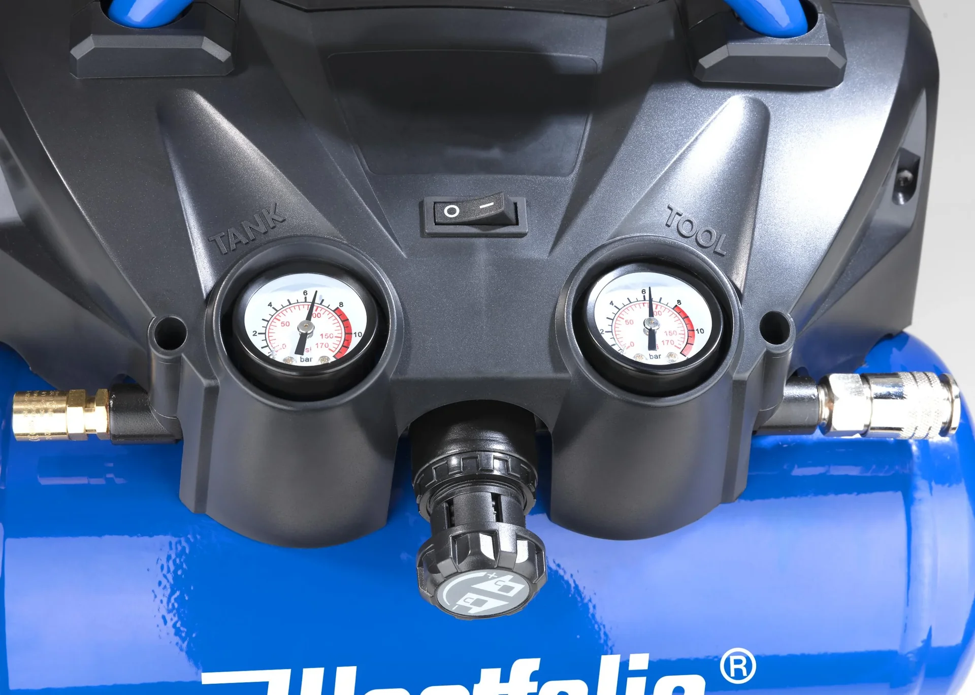 Akku-Druckluftkompressor-Set, 2x18 Volt-4 Ah, 1x Dippel-Schnellladegerät - 11