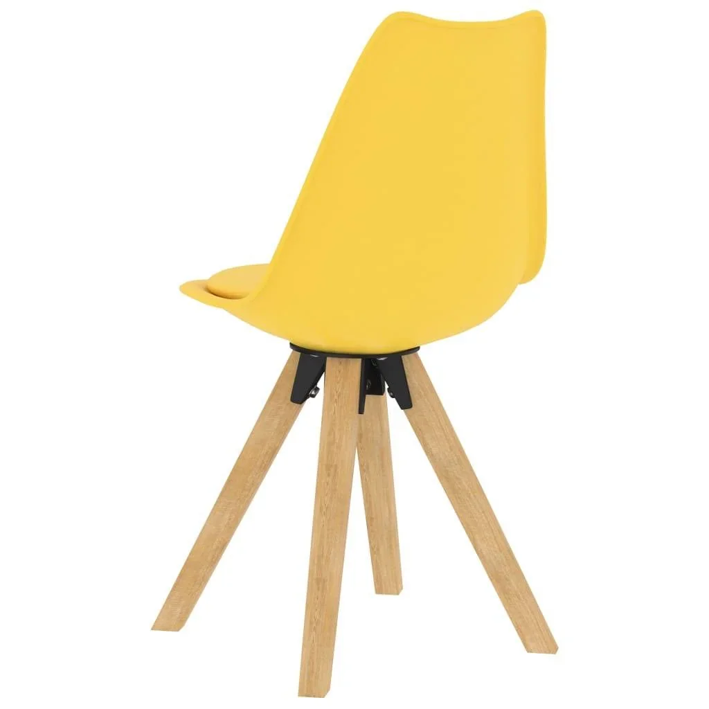 Esszimmerstühle 2 Stück gelb - 0