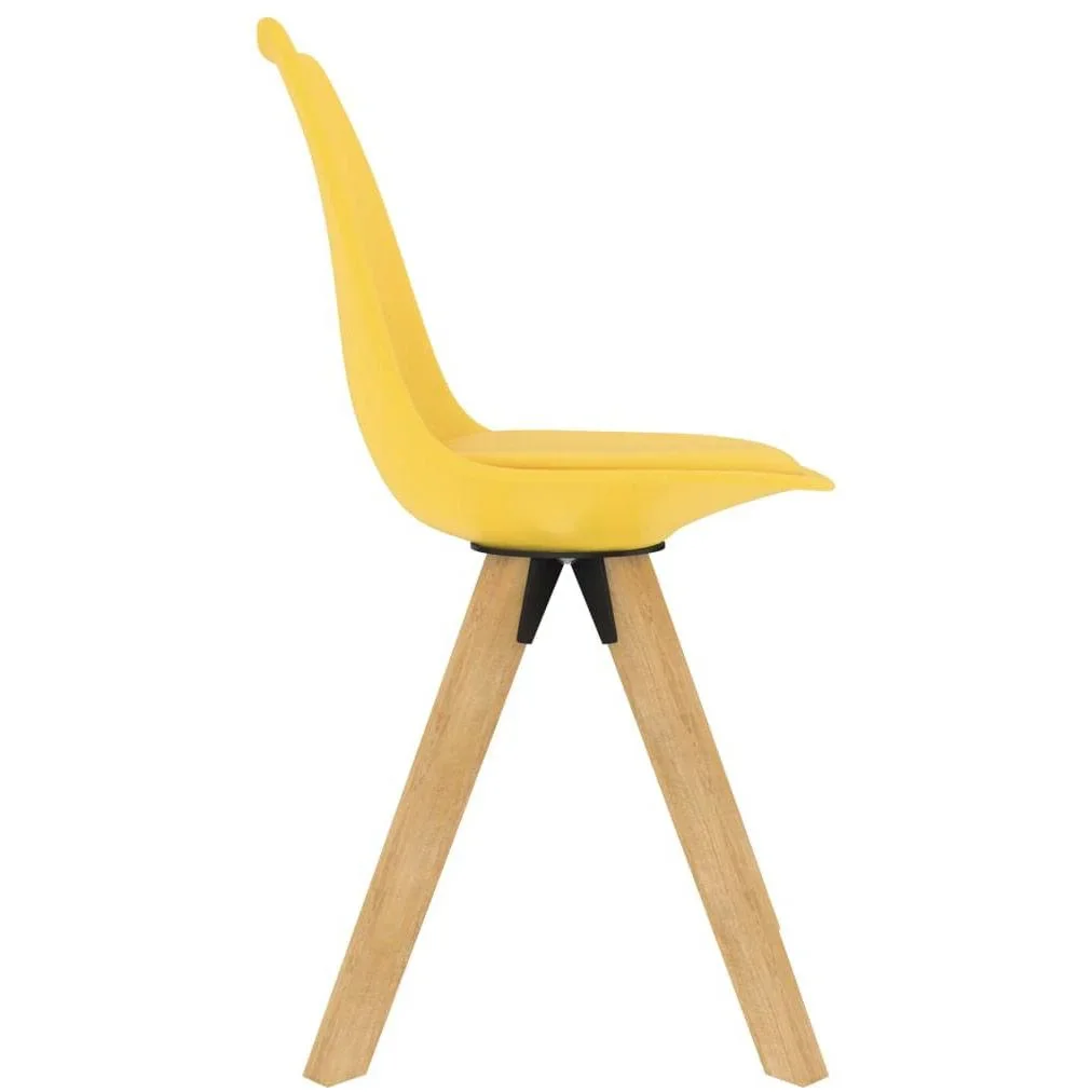 Esszimmerstühle 2 Stück gelb - 2