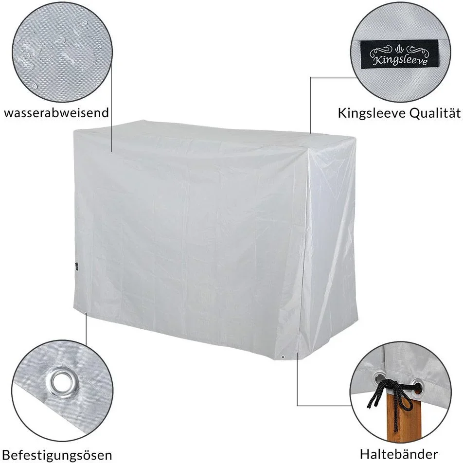 Überdachung 2-Sitzer Gartenbank 135x66x88/70cm - 2