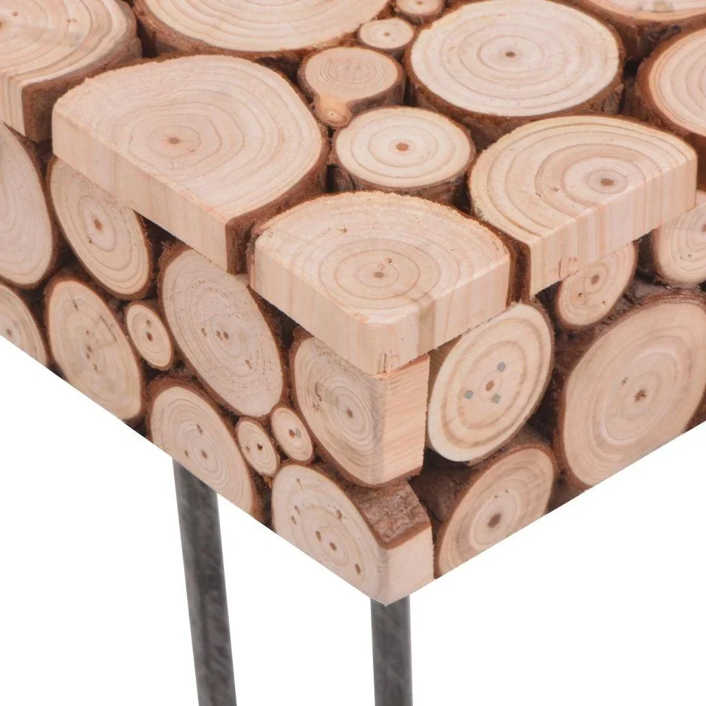 Wandtisch 100,5x36,8x75 cm aus echtem Kiefernholz - 2