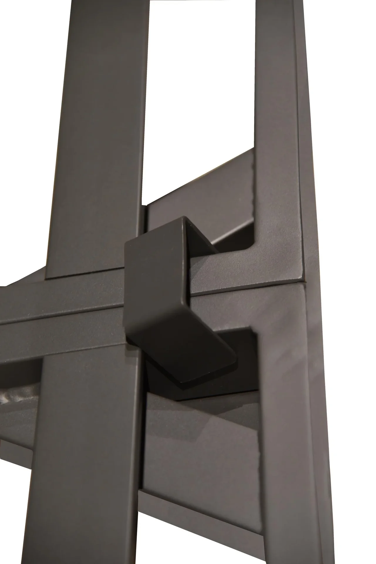 Doppelliege DELIA, Alu, dunkelgrau / Polyester, grau - 0