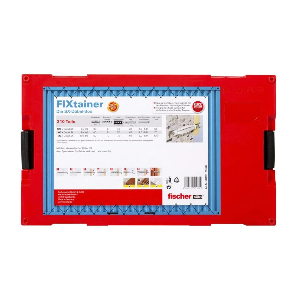 SX - Dübel - Box FIXtainer - 2