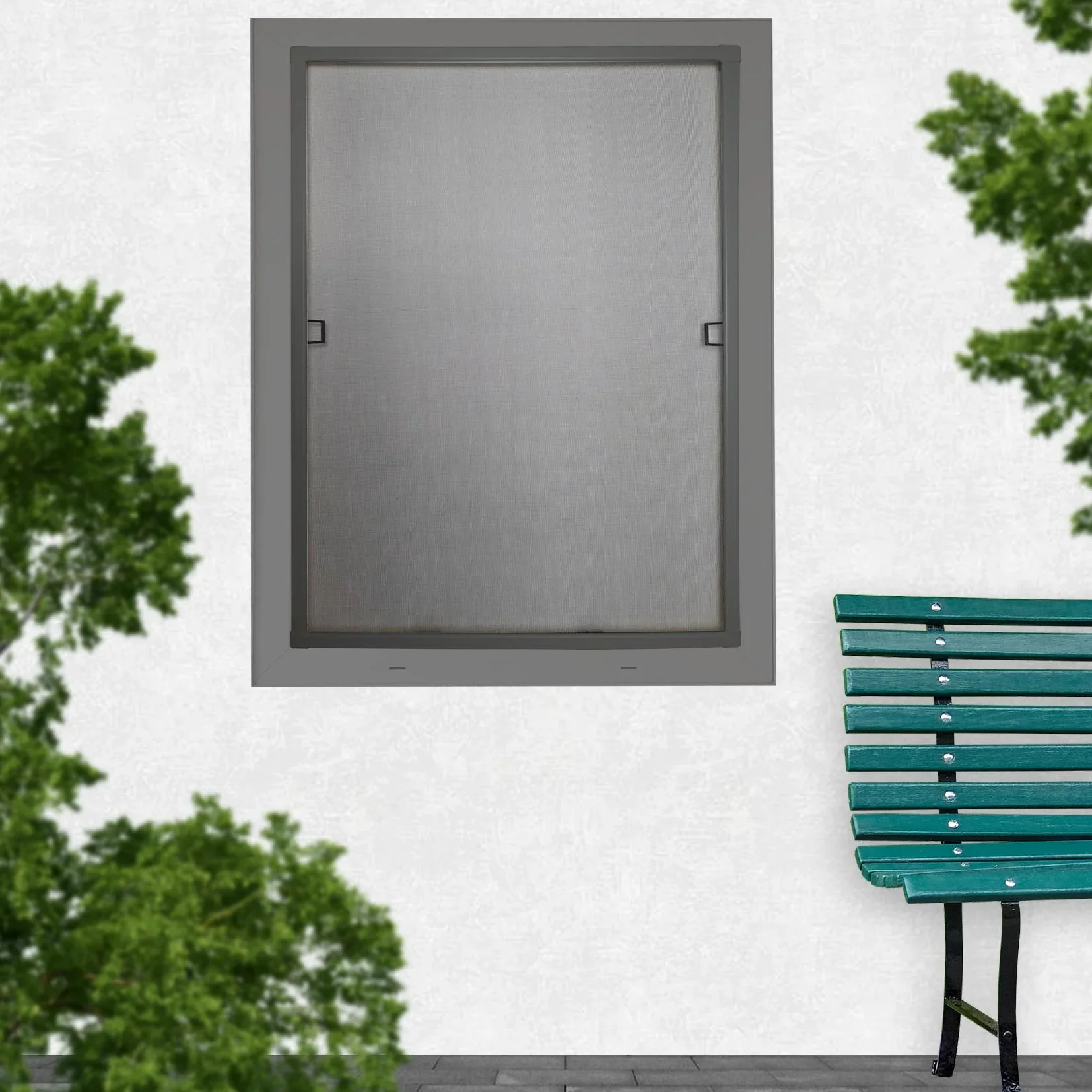 Insektenschutzfenster Light 130 x 150 cm, anthrazit - 0