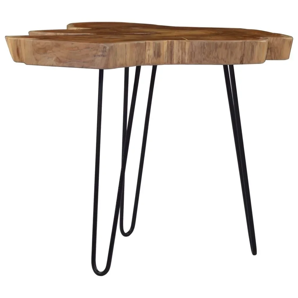 Couchtisch 60-70x45 cm Teak - 3