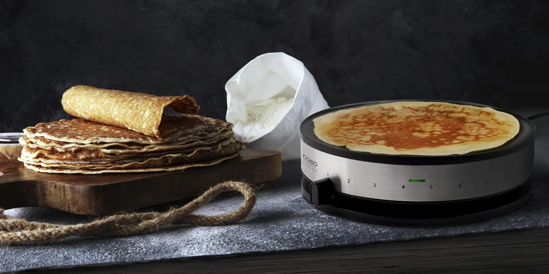 Design Crêpes-Maker "CM 1300", Edelstahl, 1300 Watt - 2
