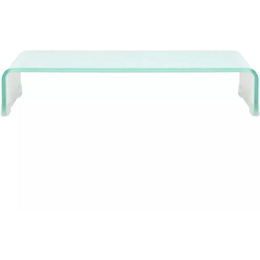 TV-Schrank/Monitorständer weiß 60x25x11 cm Glas - 0