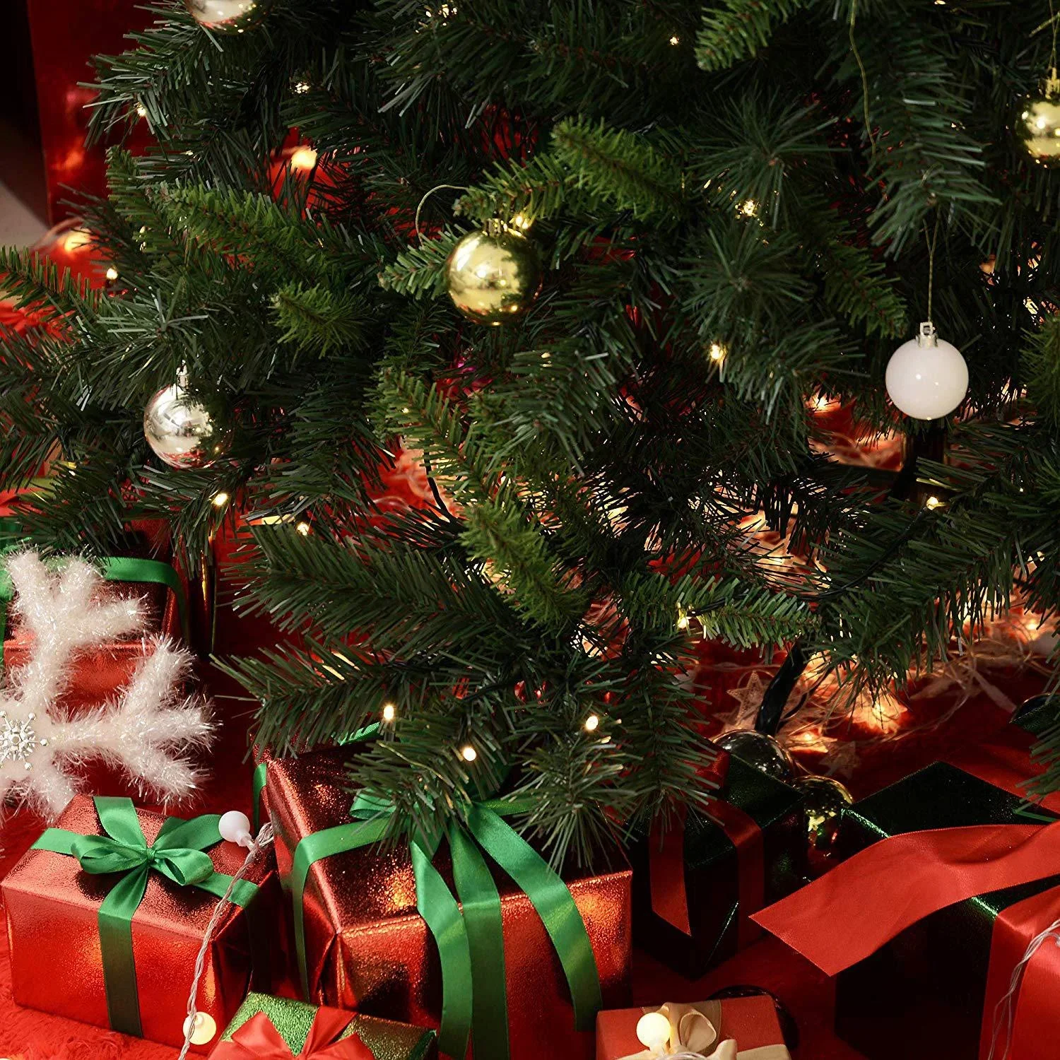 Weihnachtsbaum 180cm Tannenbaum 200 LEDs 745 Spitzen - 3