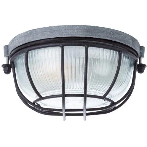 Deckenleuchte Lauren industriell Holzschwarz 40W Ø 18 cm - 0
