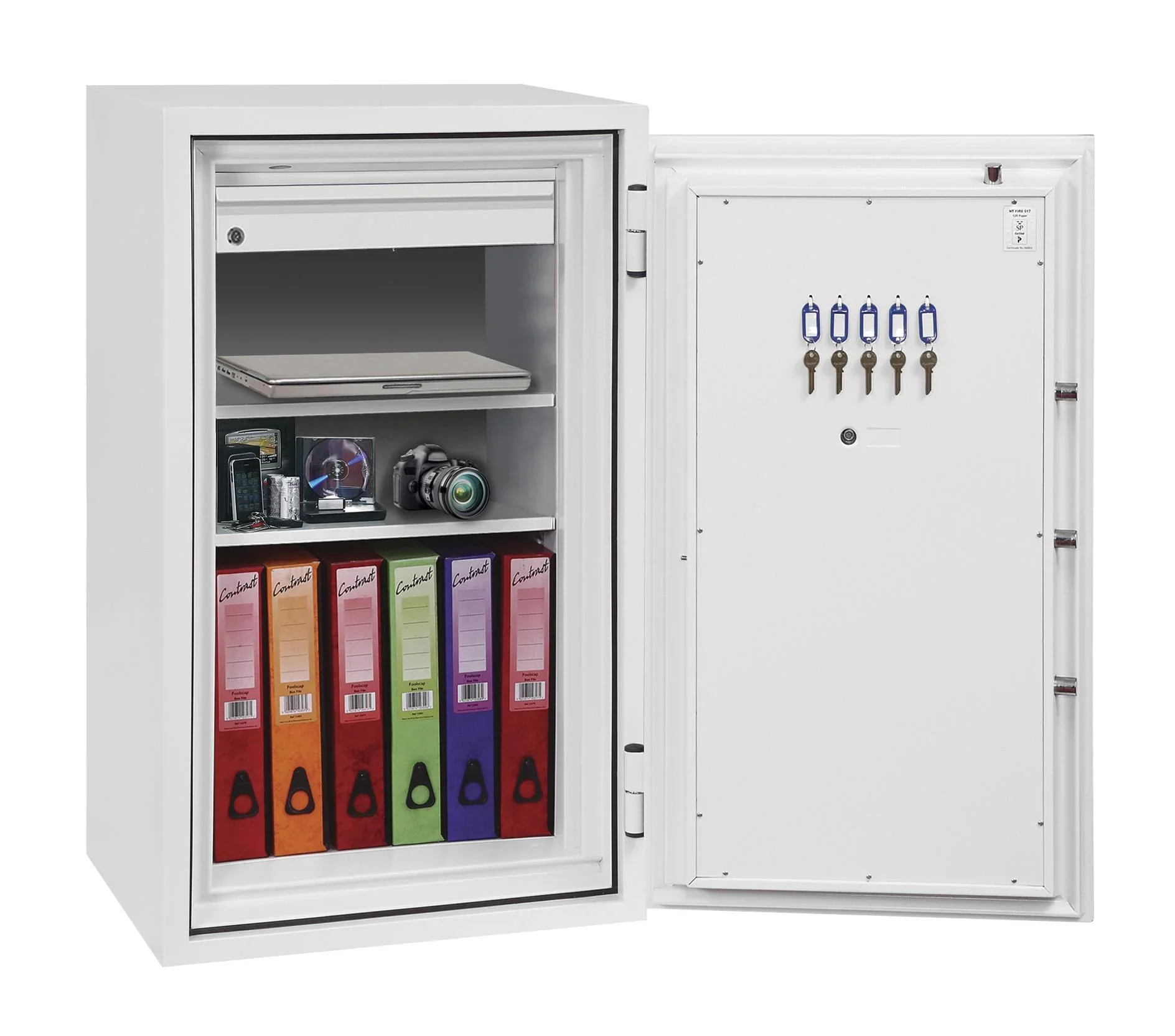 Feuerschutztresor Fire Fighter Größe 4 mit Fingerabdruckschloss - 4