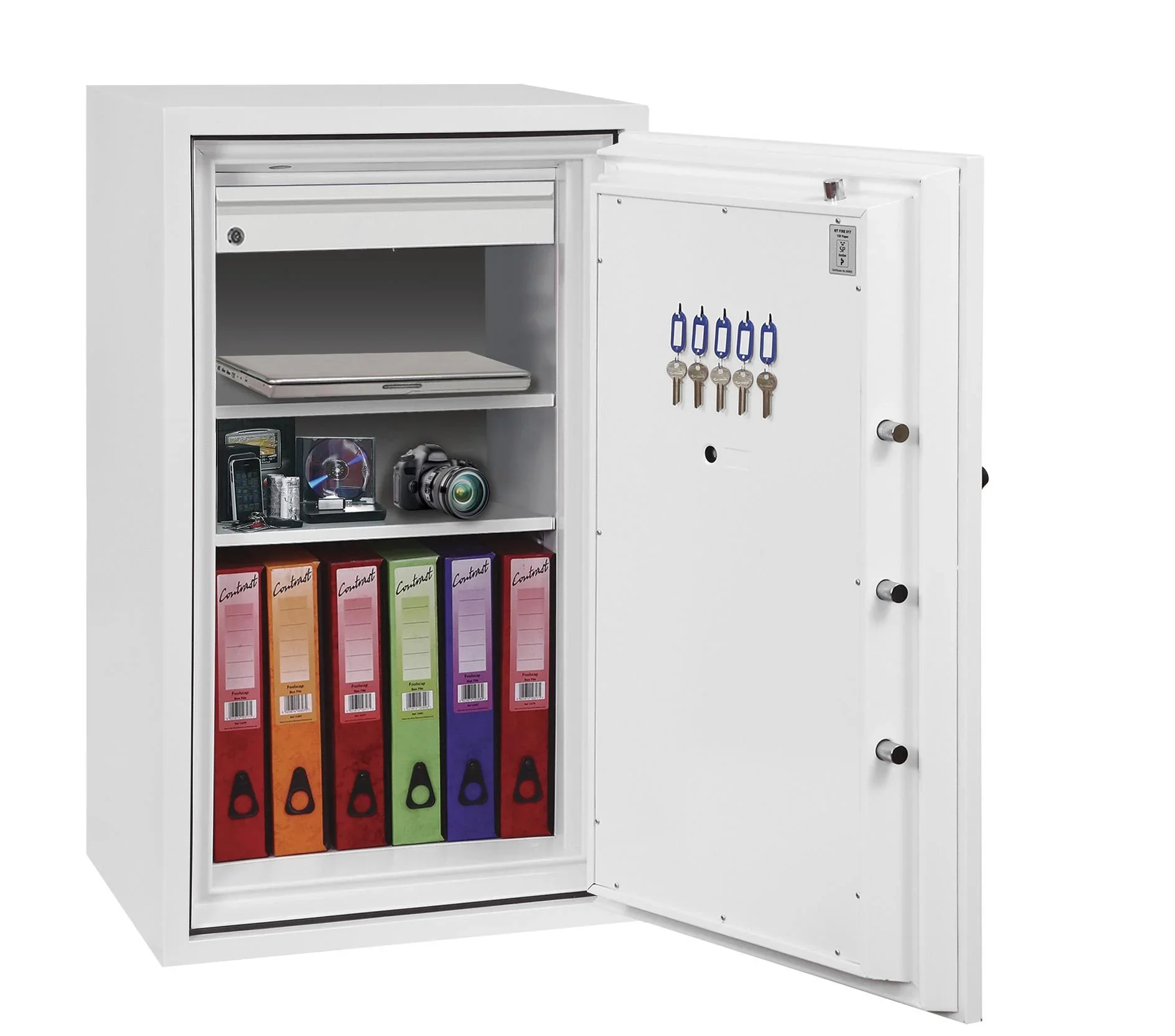 Feuerschutztresor Fire Fighter Größe 4 mit Fingerabdruckschloss - 9