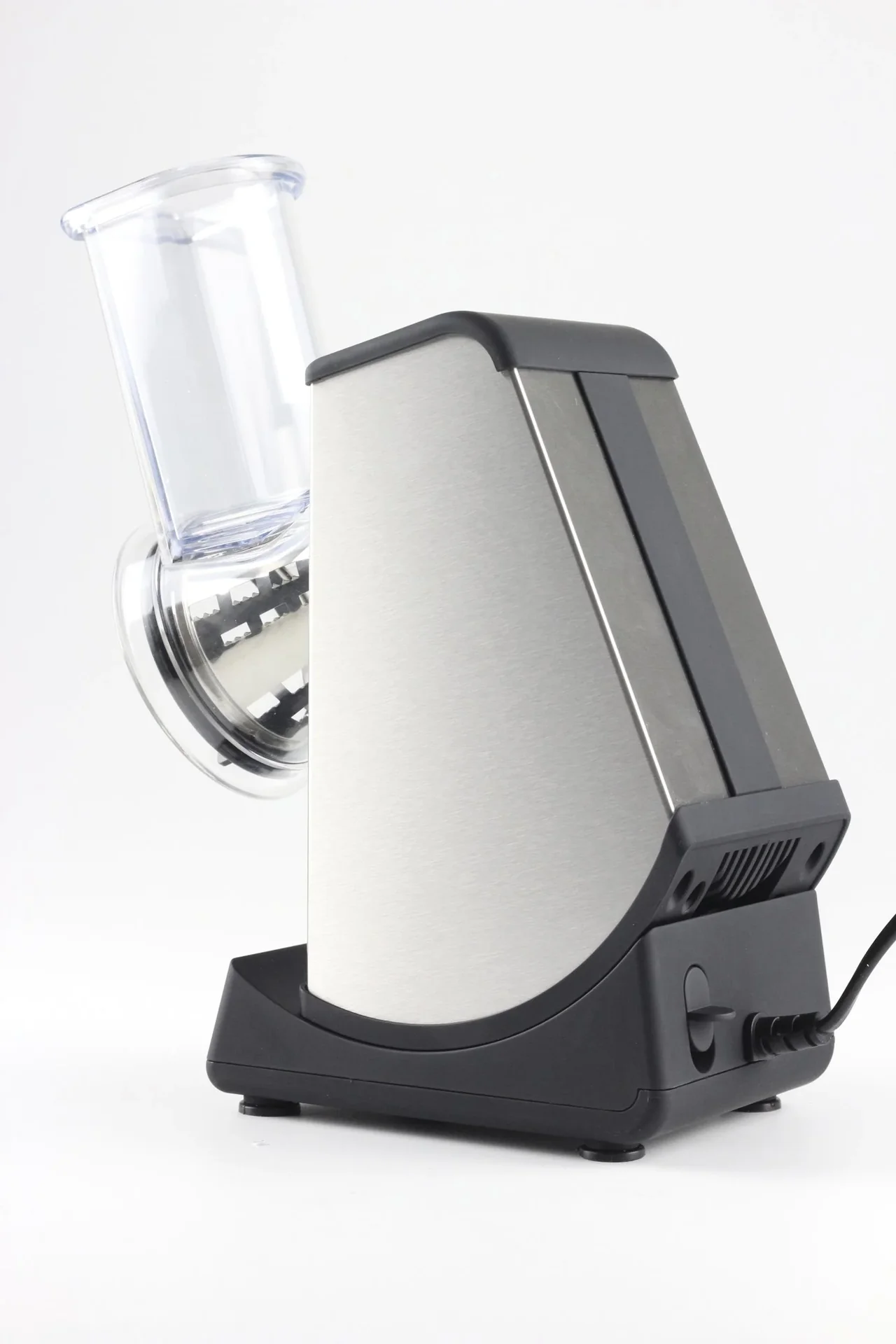 Elektrische Multi-Reibe „CR4“, Edelstahl, Schwarz/Silberfarben - 1