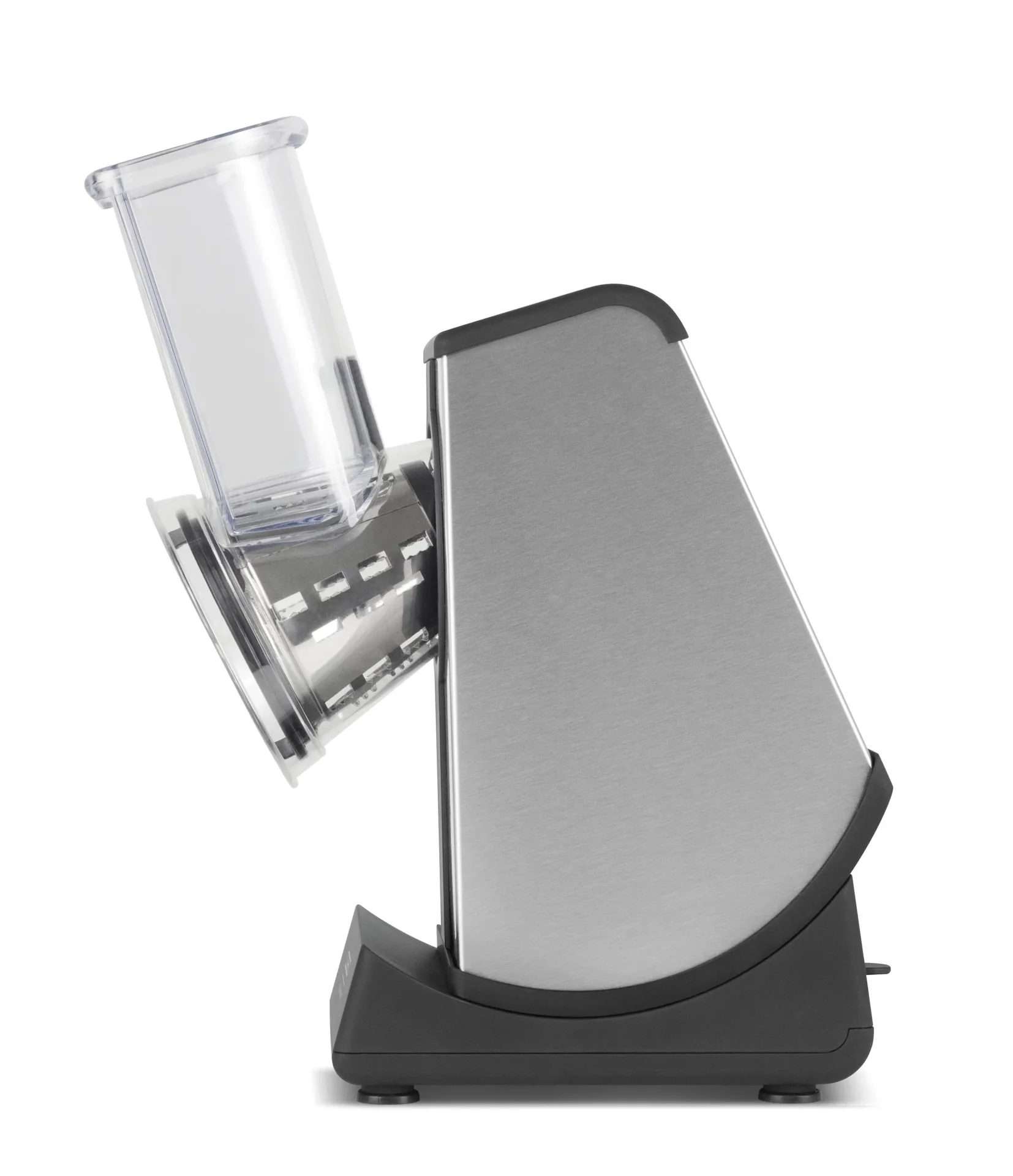 Elektrische Multi-Reibe „CR4“, Edelstahl, Schwarz/Silberfarben - 2