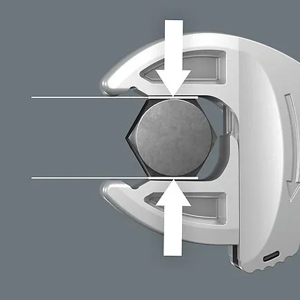 Selbstjustierender Maulschlüssel-Satz, 4-teilig - 0