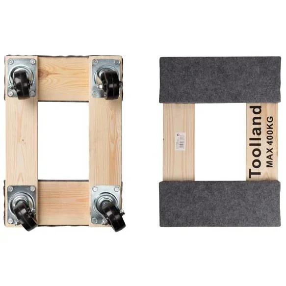 Transport-Roller - Rechteckig - 460 X 320 Mm - Max. Tragkraft 400 Kg - 0