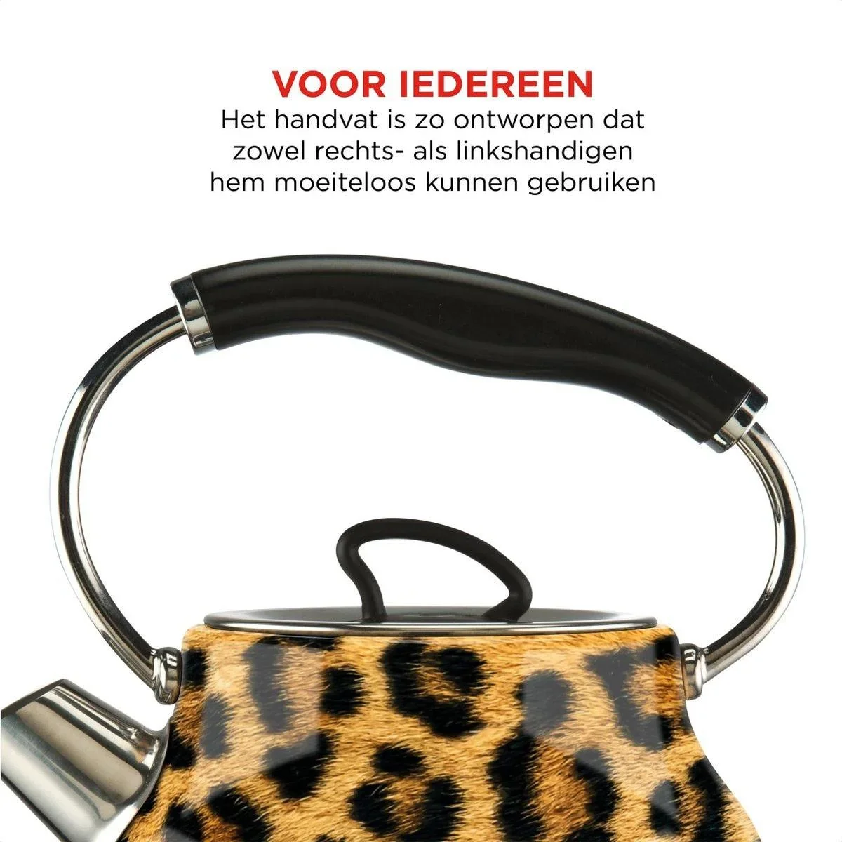 Panther Wasserkocher - 1.7L und Toaster - Panther Druck - Leopard - Retro - 4