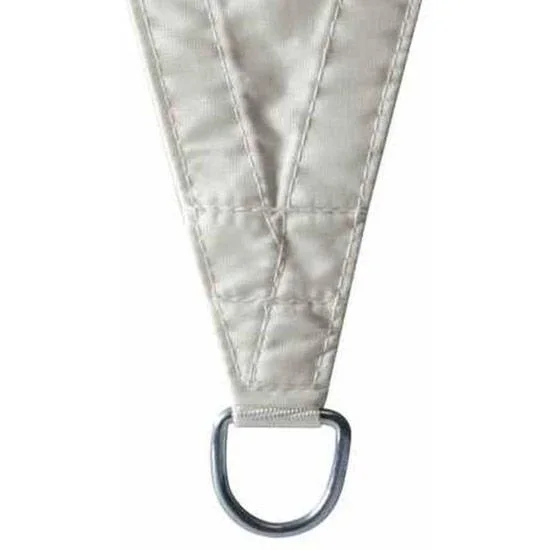 Schattentuch / Sonnensegel Dreieck - 3,6 x 3,6 x 3,6m - Creme - 1