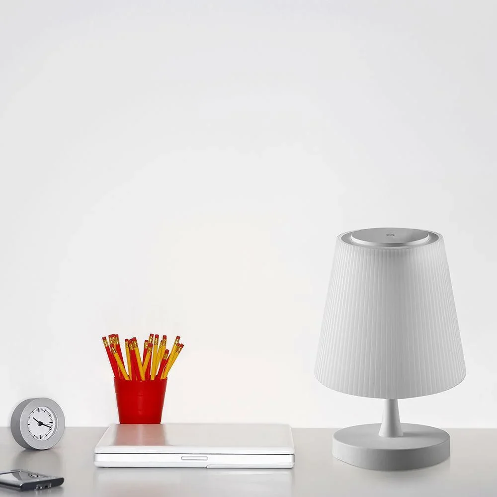VT-7515 Tischleuchte - Durch Berührung dimmbar - Wiederaufladbar - Weiß - 1