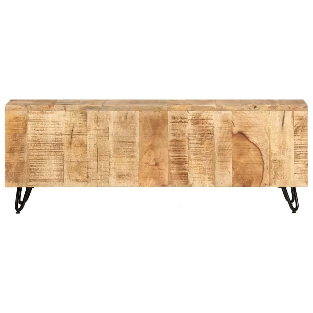 TV-Schrank 110x30x40 cm Mango-Massivholz - 4