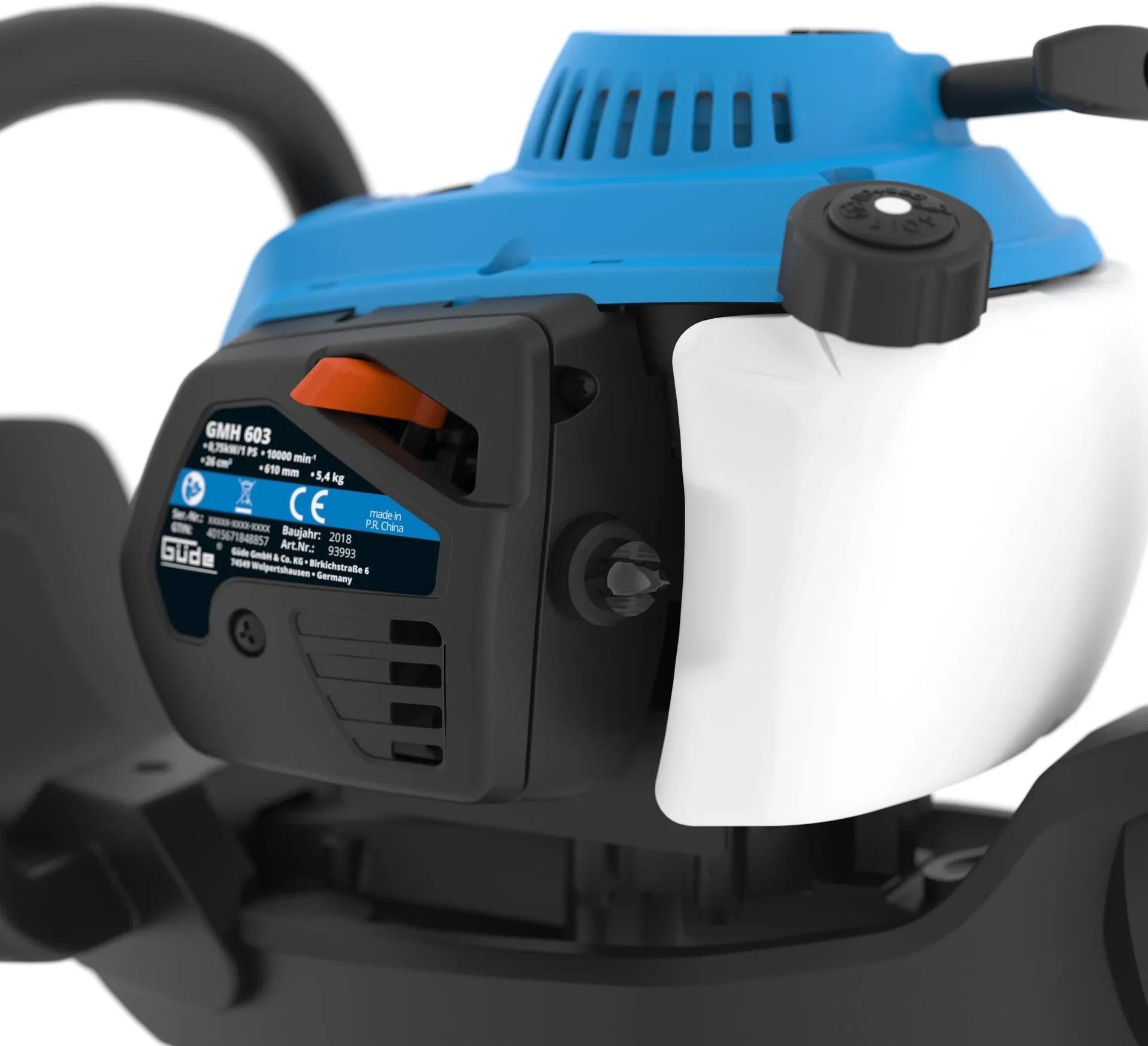 Benzin Heckenschere - 1,0 PS - 615 mm - GMH603 - 0