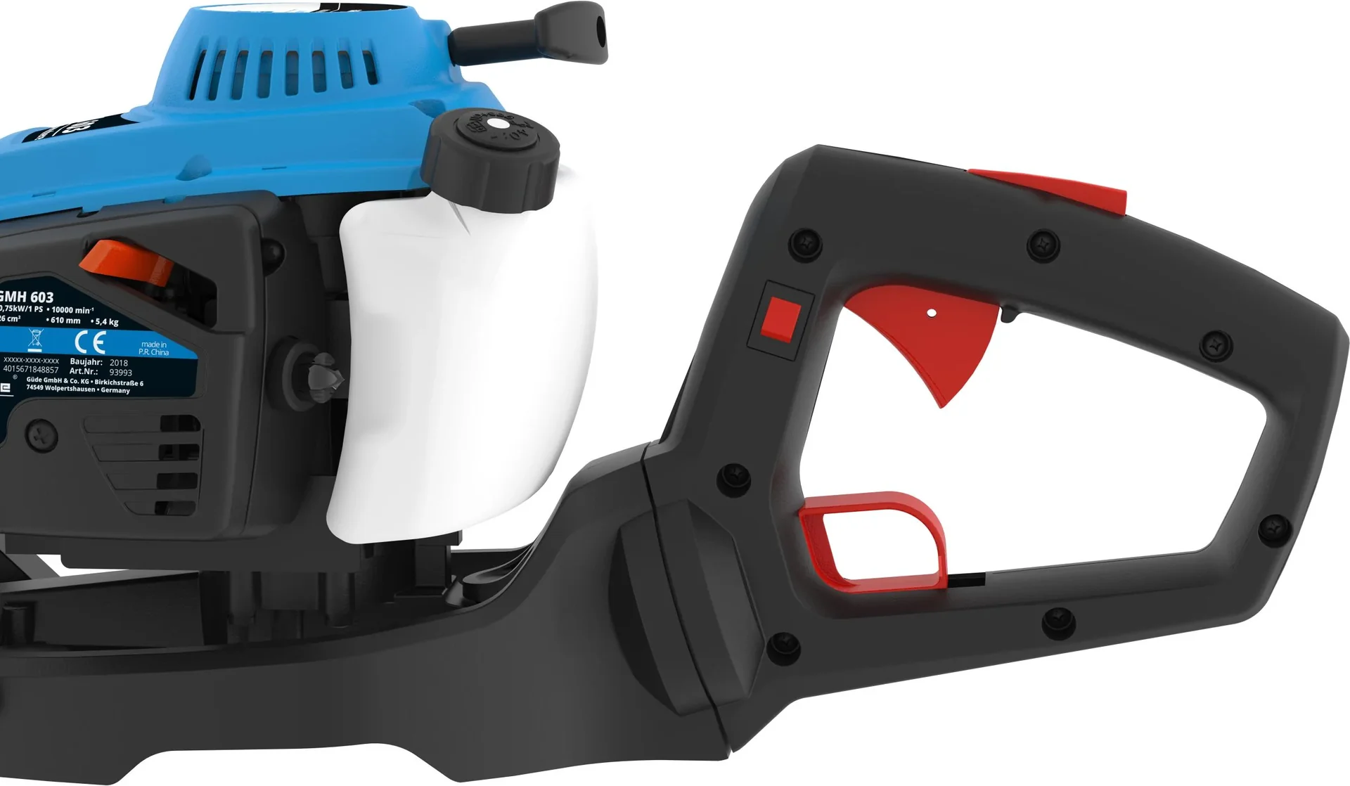 Benzin Heckenschere - 1,0 PS - 615 mm - GMH603 - 3