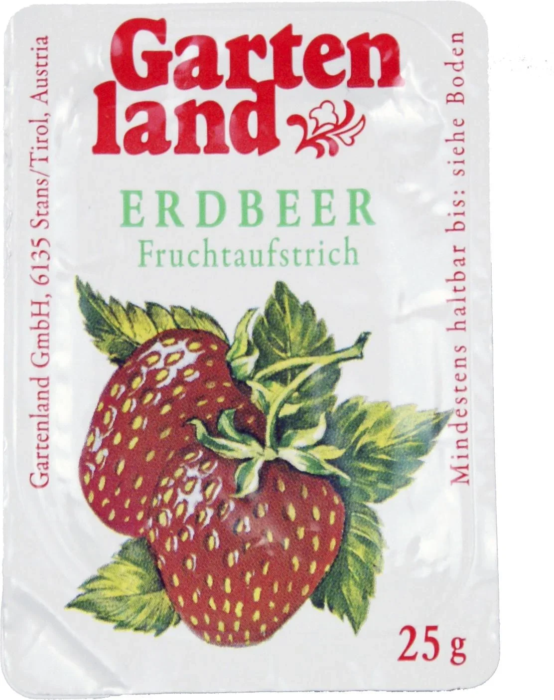 Marmeladentopf mit Deckel und Löffel, 10 Portionspackungen Fruchtaufstrich á 25 g, 250 g - 2