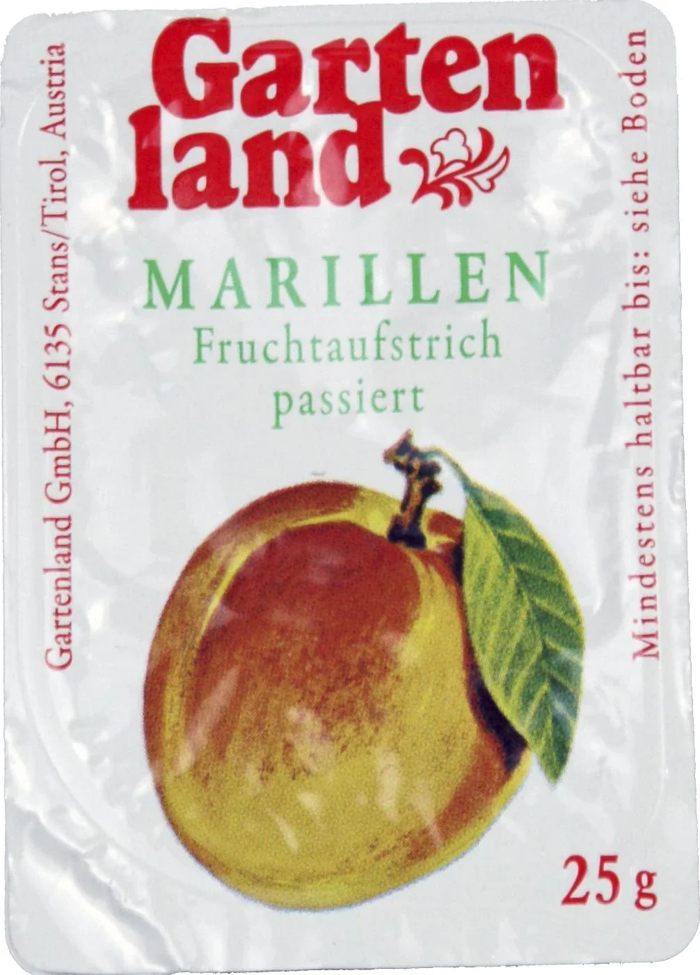 Marmeladentopf mit Deckel und Löffel, 10 Portionspackungen Fruchtaufstrich á 25 g, 250 g - 4