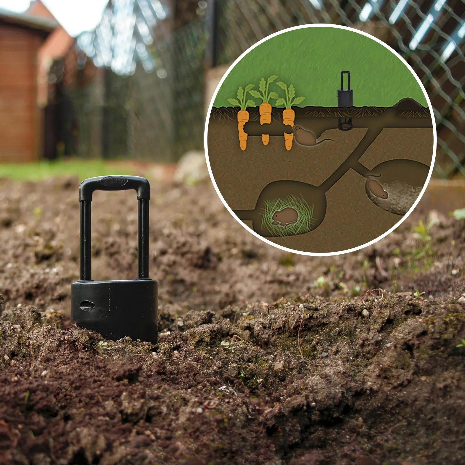 Wühlmausfalle All in Set - 3