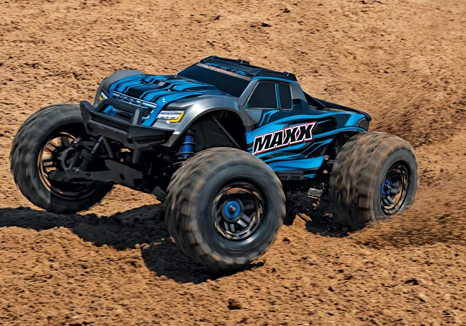 MAXX 1:10 RTR TSM SR VXL-4S Regler ohne Akku/Lader 1/10 Monster-Truck Brushless blau - 1