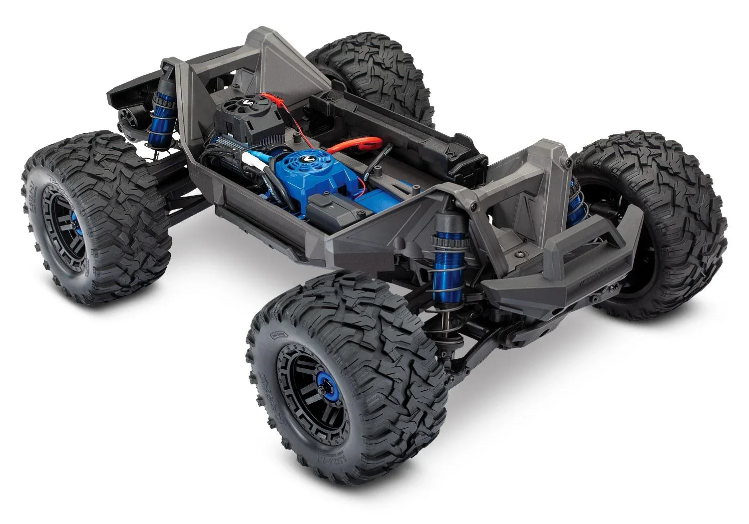 MAXX 1:10 RTR TSM SR VXL-4S Regler ohne Akku/Lader 1/10 Monster-Truck Brushless blau - 5