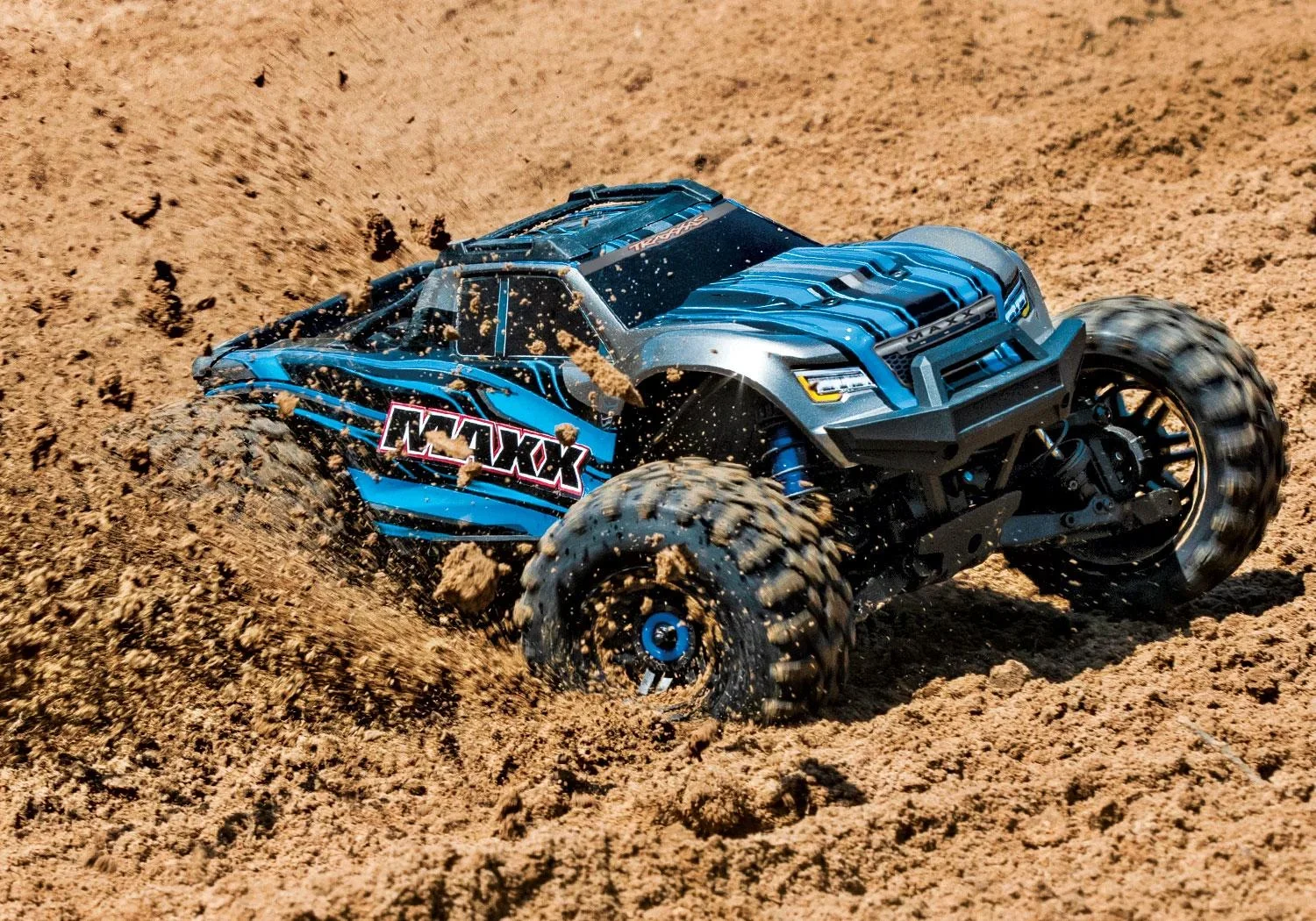 MAXX 1:10 RTR TSM SR VXL-4S Regler ohne Akku/Lader 1/10 Monster-Truck Brushless blau - 6