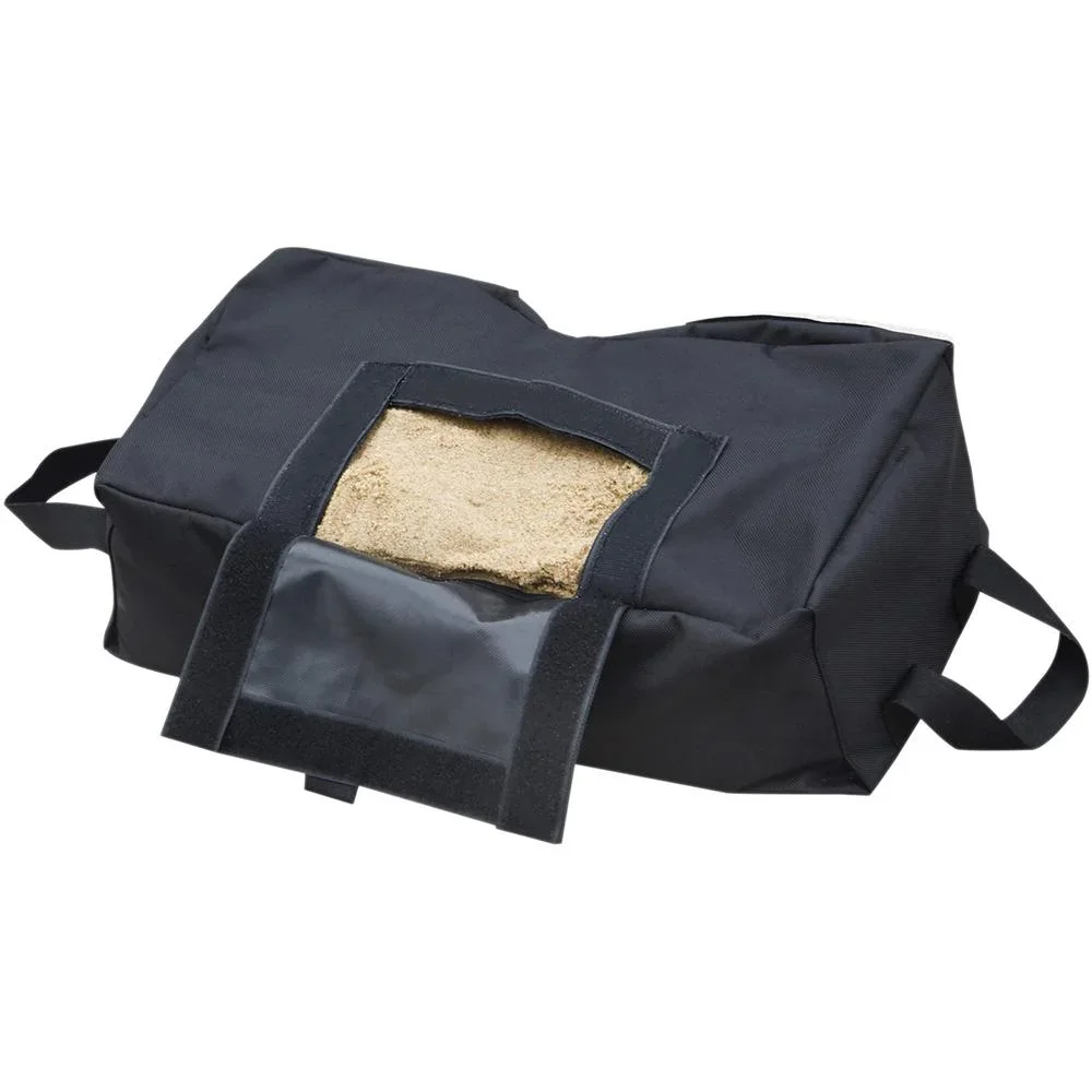 Sonnenschirmständer Schirmständer Sandsack 2 x Beutel befüllbar 100 kg mit 1 Schaufel 50 x 50 x 18 cm - 2