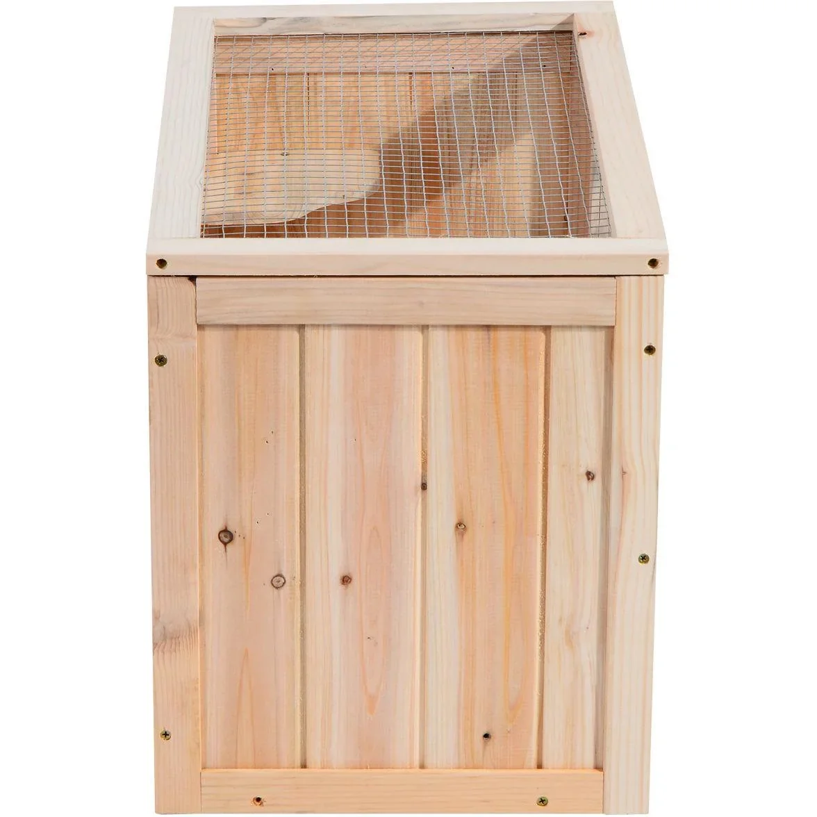 Nagerkäfig mit aufklappbarem Dach natur - 2